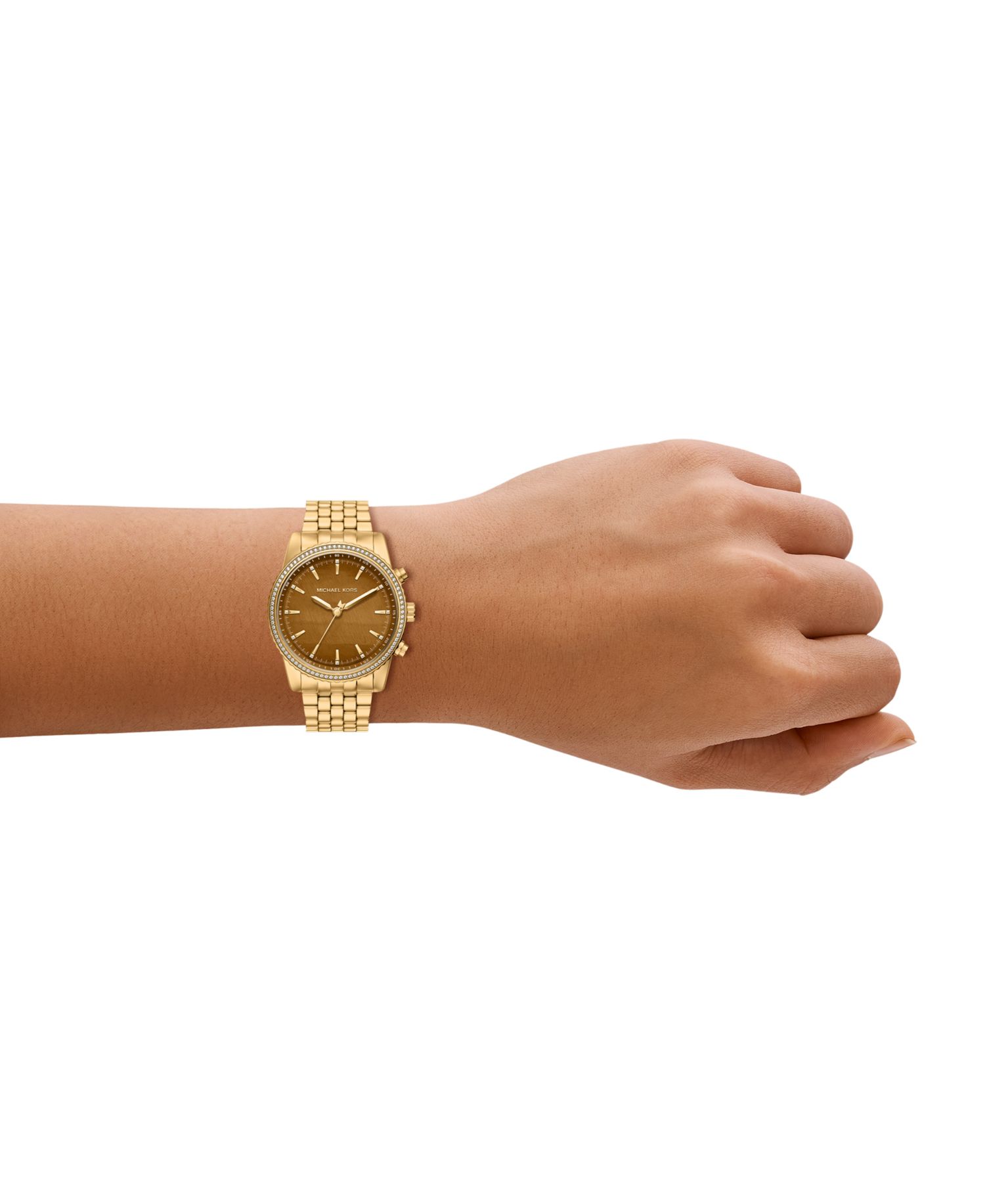 Women's Bryant Three-Hand Gold-Tone Stainless Steel Watch, 35mm