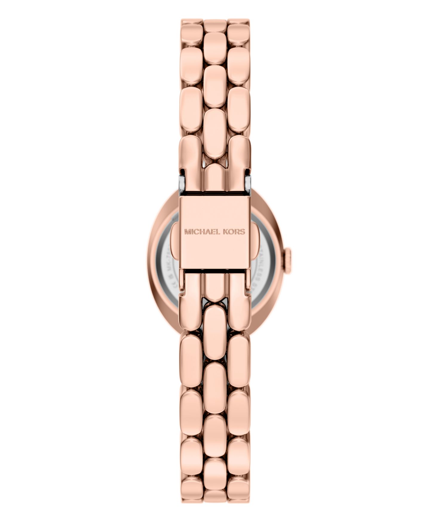 Женские часы Michael Kors Maude Three-Hand Rose Gold-Tone Stainless Steel Watch and Bracelet Set, 21MM — фото 2