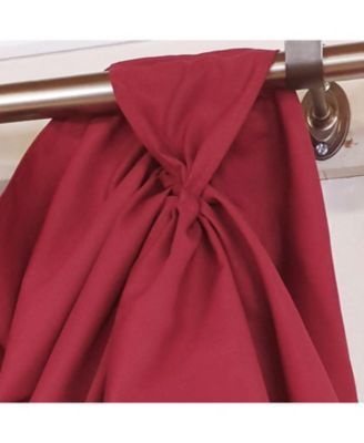 Classic Twil 3-S Victory 100% Cotton Tab Top Swag Window Curtain 54" x 25"