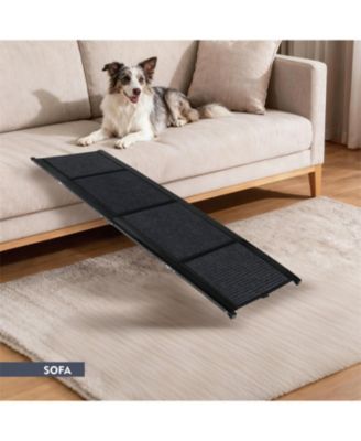 Dog Ramp with Non-Slip Surface, Up to 250LBS in Black