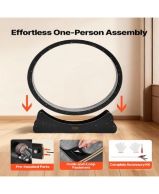 48 in Wooden Cat Running Wheel with Carpeted Runway