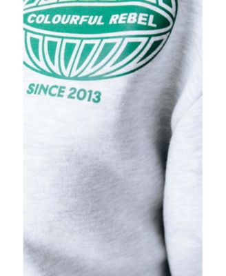 Women's Racer Logo Dropped Shoulder Sweat