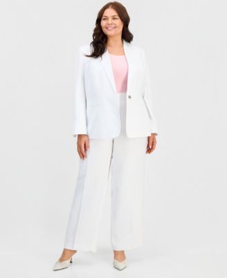 Plus Size Pull-On Wide-Leg Pants