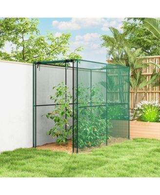 Crop Cage, Large Plant Protection Tent with Zippe Door,