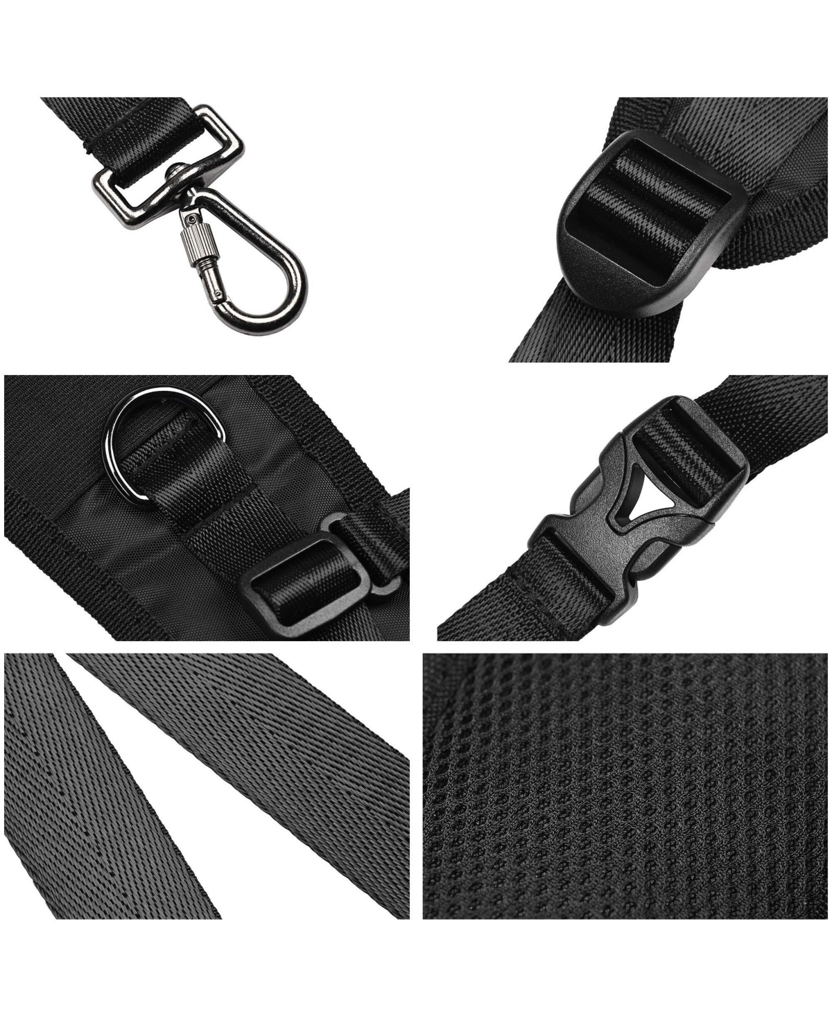 Yescom Guitar Case Backpack Strap Padded Shoulder Strap with Adjustable Sternum Strap