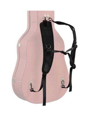 Guitar Case Backpack Strap Padded Shoulder Strap with Adjustable Sternum Strap