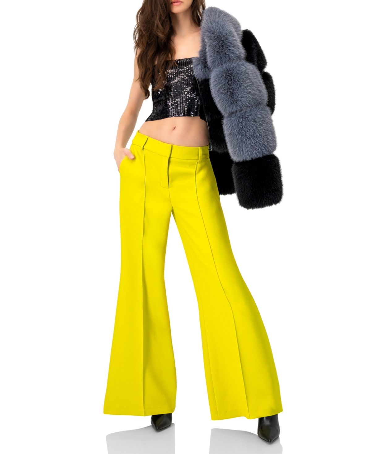 Ivonne Women's Sequin Tube Top