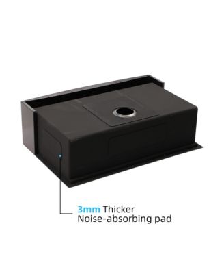 33x22x10inch Farmhouse Apron Single Bowl Kitchen Sink Stainless Steel Workstation