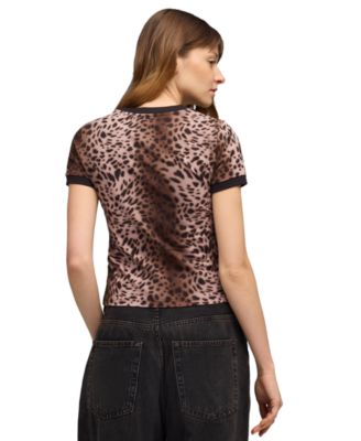 Women's Bedazzled Printed Crewneck T-Shirt