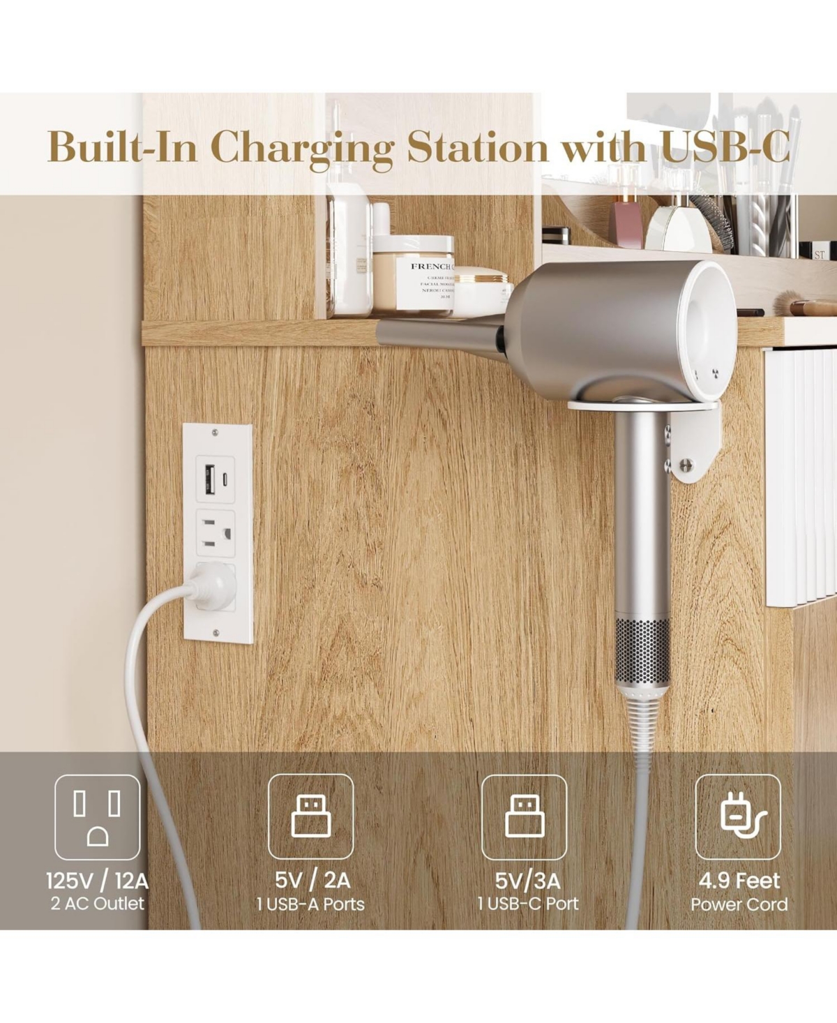 Gaomon Makeup Vanity Lighted Mirror