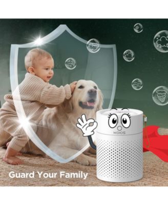 Air Purifiers for Bedroom Home,for Desktop Office Car Pets with USB, Night Light,Remove Smoke, Dust, Odors, Pollen