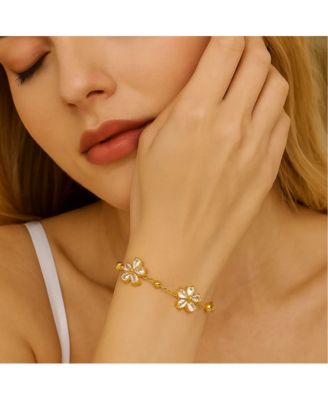 Marisol Crystal Blossom Bracelet