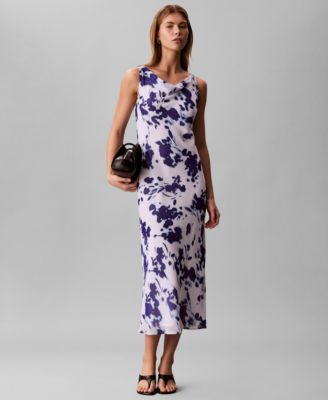 Women's Printed Sleeveless Dress