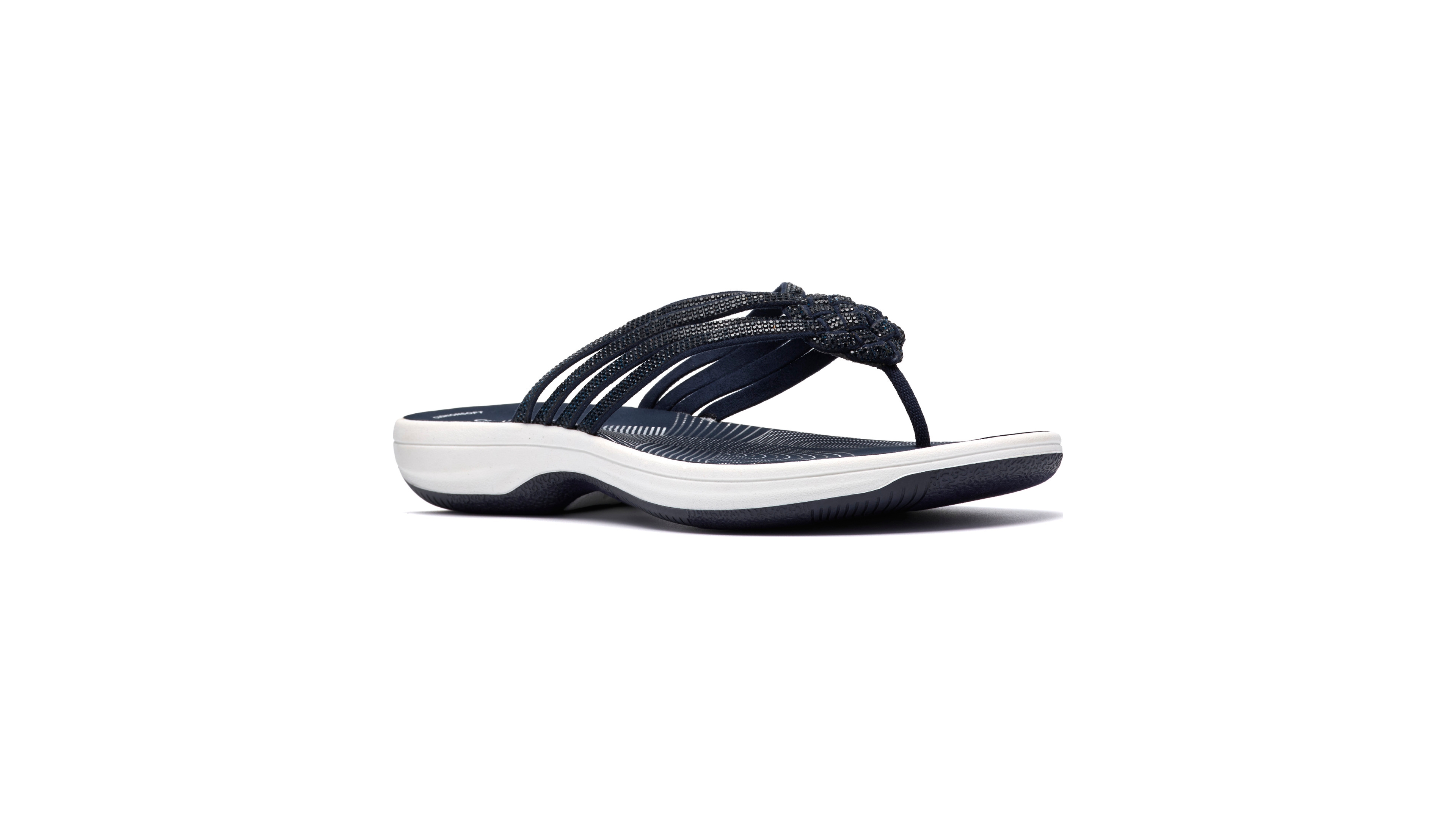 Clarks Women's Breeze Gem Flip Flop Flats