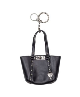 Micro Benvenuto Leather Tote Bag Charm