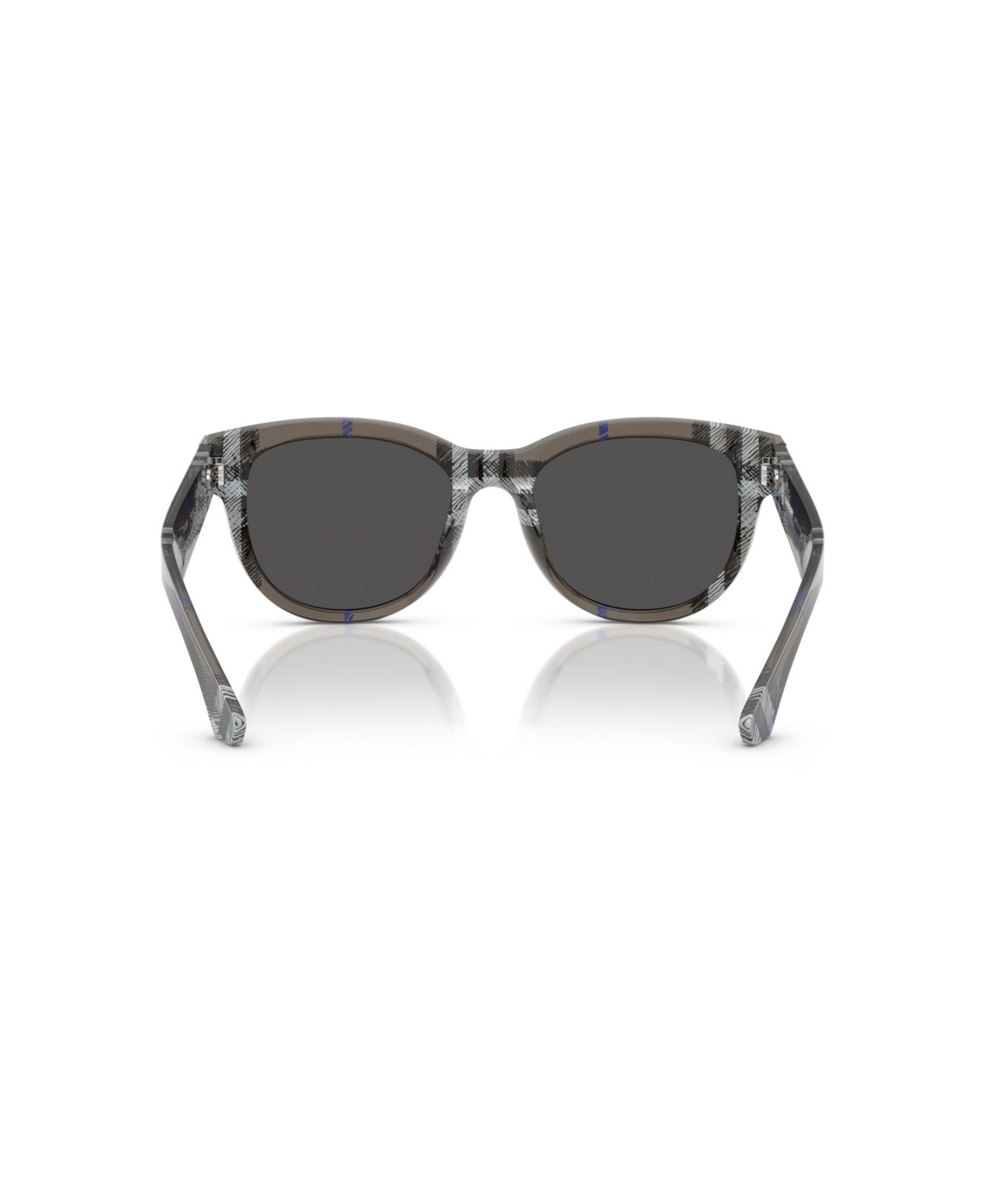 Женские солнцезащитные очки Burberry Round Sunglasses, BE4432U, цвет: Клетчатый — фото 4