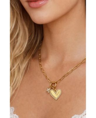 Bloom MOM Heart Necklace