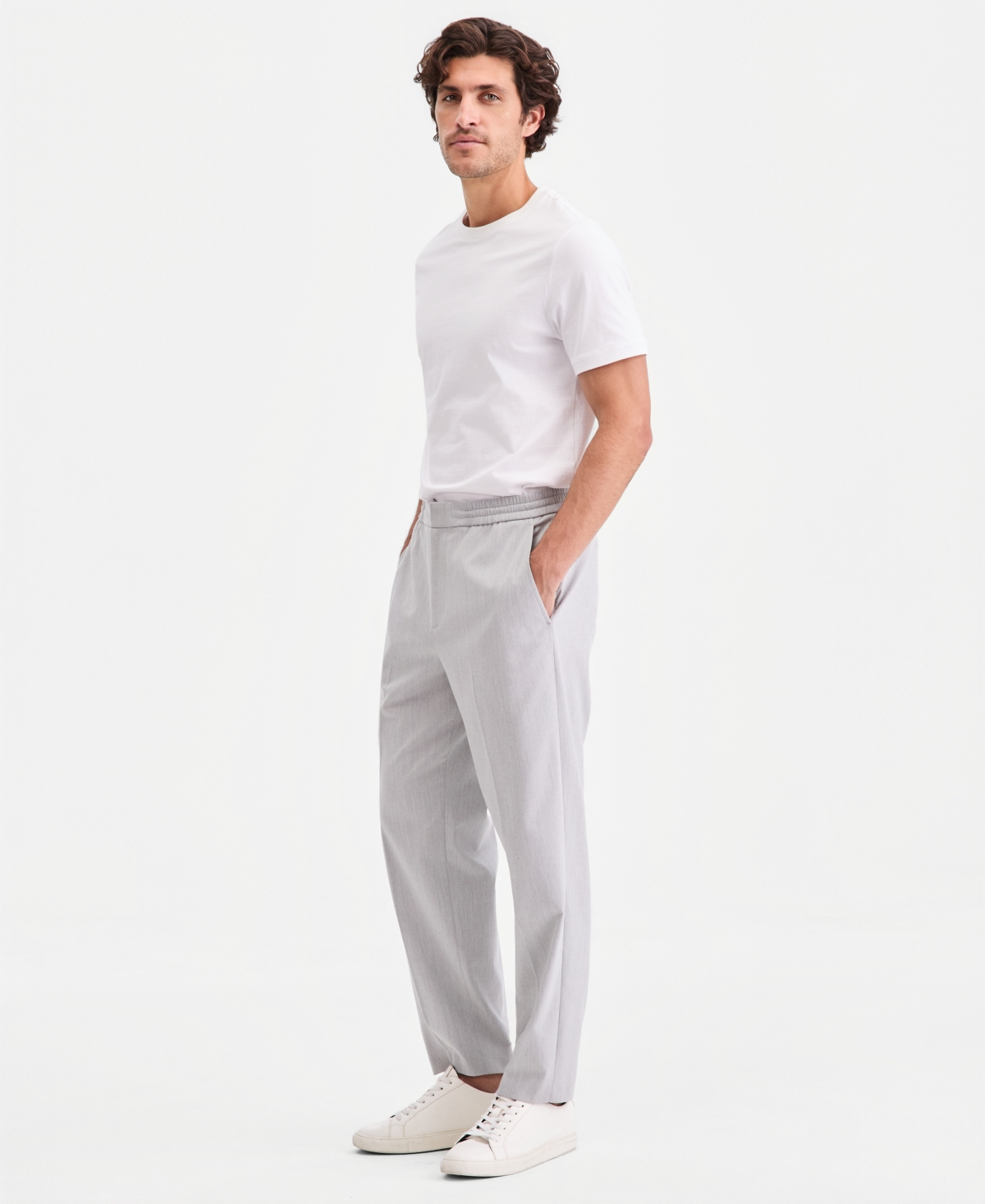 Alfani Men's Althlux Refined Woven Pants, Macy's Exclusive