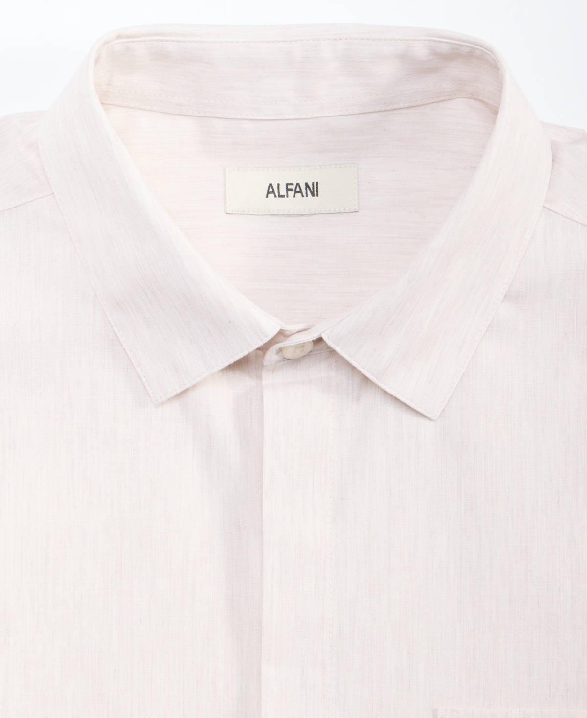 Alfani Men's Cotton Luke Short-Sleeve Pocket Shirt, Macy's Exclusive