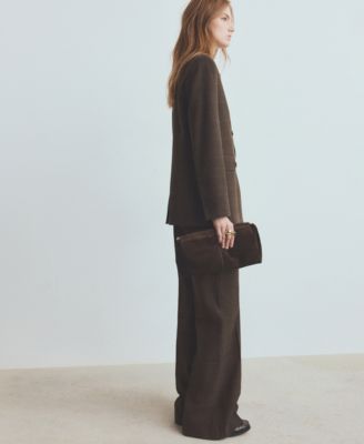 Women's Check Suit Pants