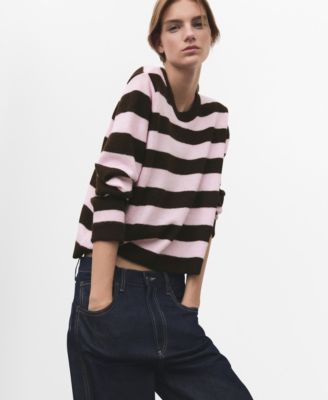 Women's Knit Striped Sweater