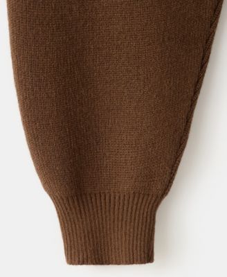 Women's Jewel Buttons Turtleneck Sweater