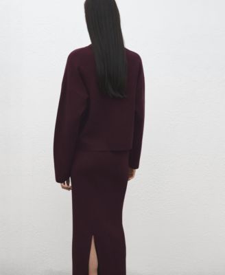 Women's Round-Neck Knitted Sweater