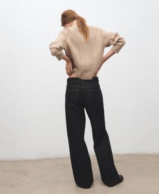 Women's Openwork Knit Sweater