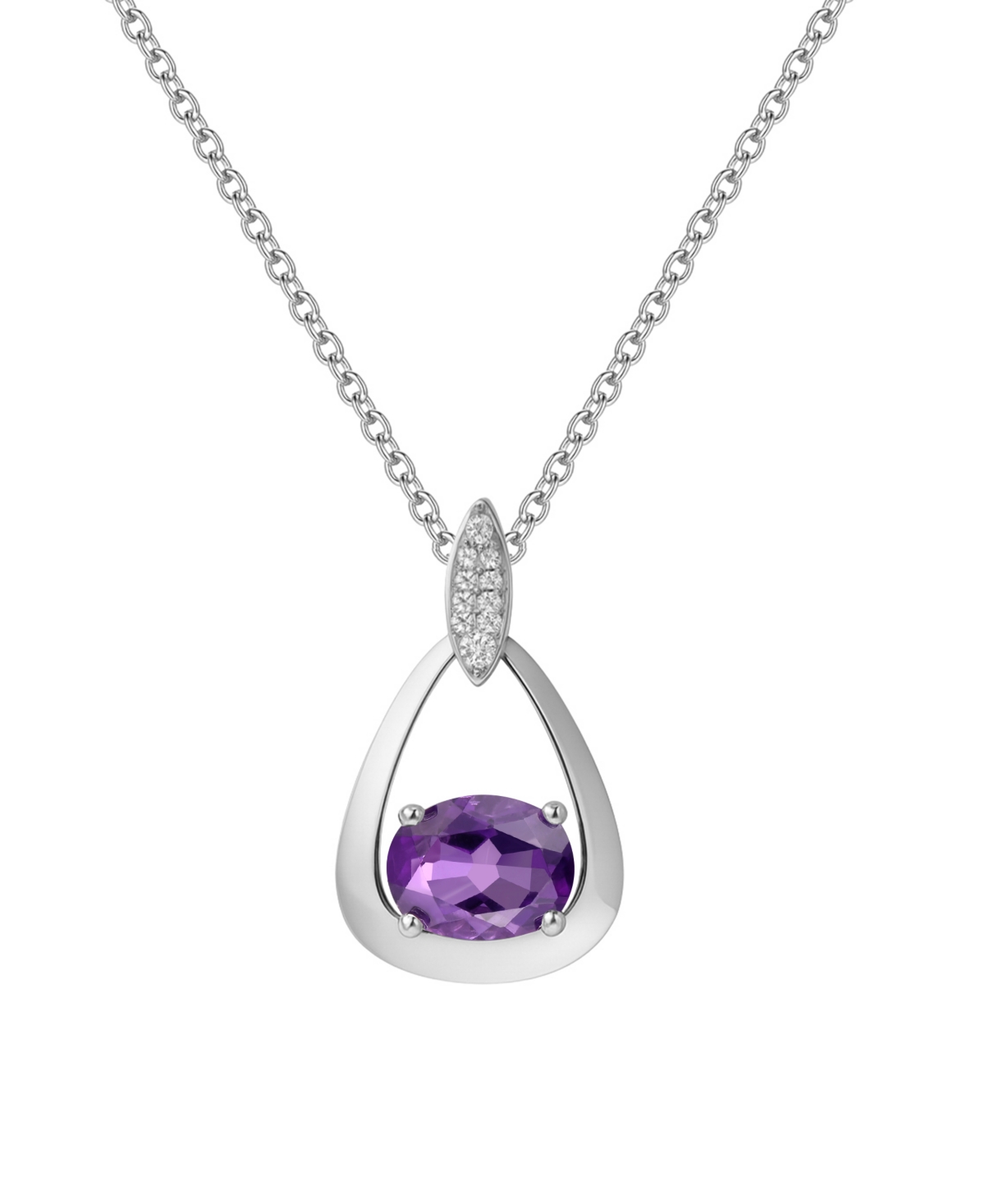 Macy's 2-Pc. Ruby (3.5 ct. t.w.) And Lab-Grown White Sapphire (0.03 Earrings Pendant Set Sterling Silver (Also Available Opal, Ame