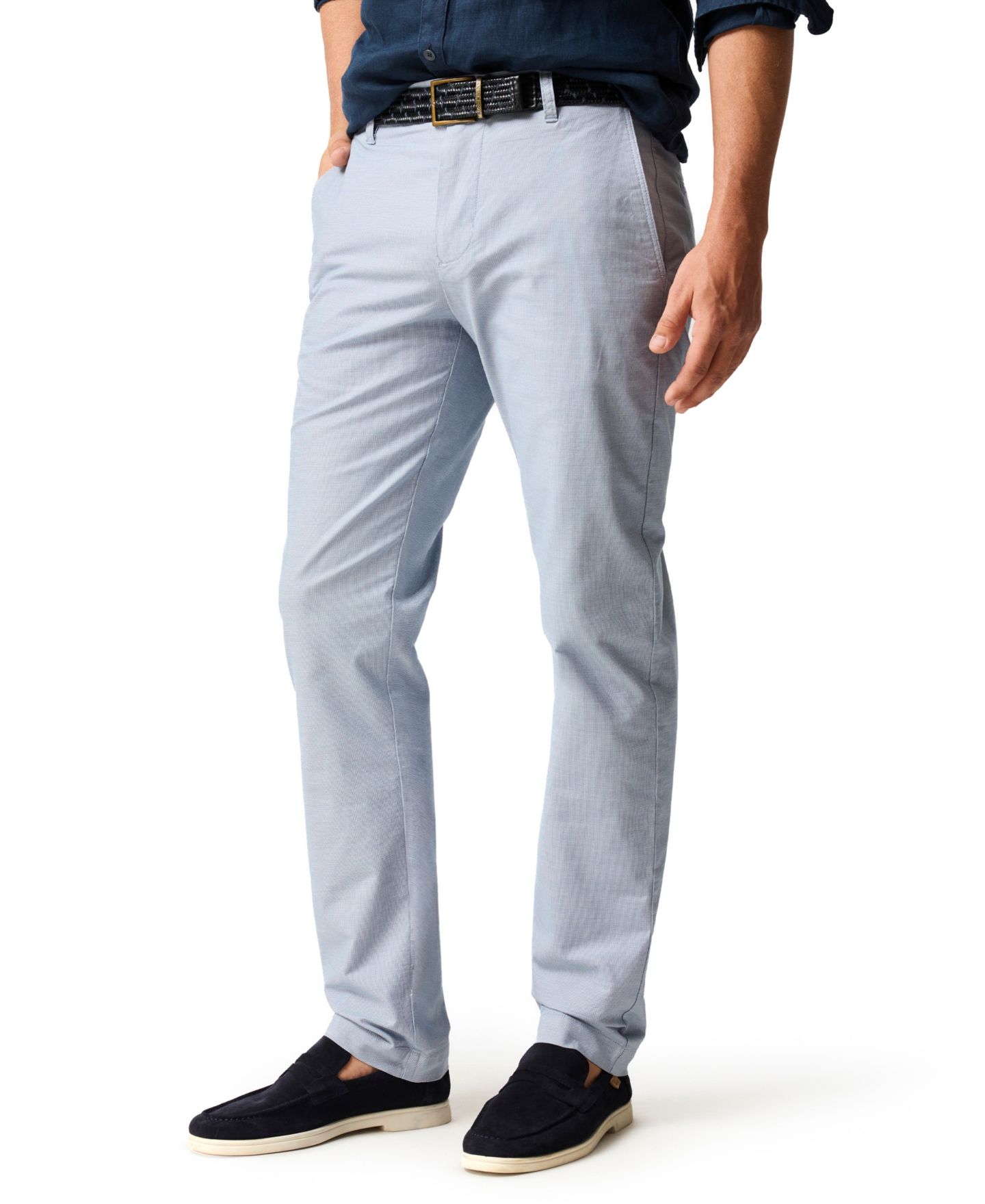 Мужские брюки Rodd & Gunn Gunn Chino Straight, цвет: Сумеречный — фото 1