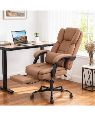 Office Chair with Massage, Reclining Desk Chair
