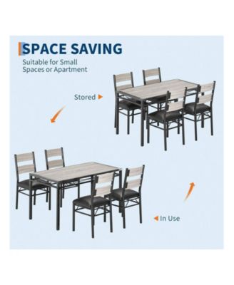 Kitchen Table Home Dining Table Set For 4 Wood Kitchen Table for Dining Room, Home Office, Living Room