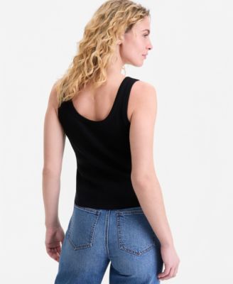 Women's Double Scoop-Neck Layering Tank Top