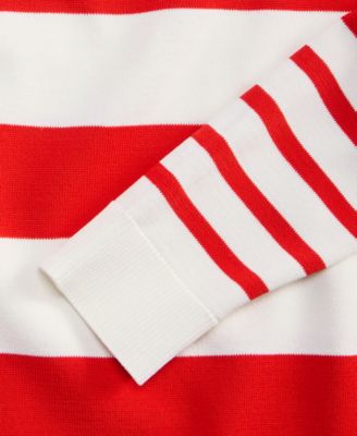 Women's Mixed-Stripe Crewneck Sweater