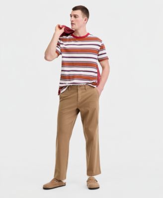 Men's Cotton-Blend Relaxed Chino Pants