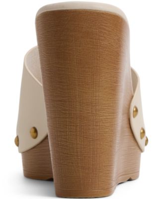 Women's Grounded Slip-On Wedge Sandals