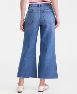 Women's Cropped Relaxed Flare Jeans