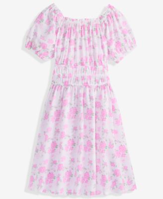 Girls' 5-20 Floral-Print Juliet Dress