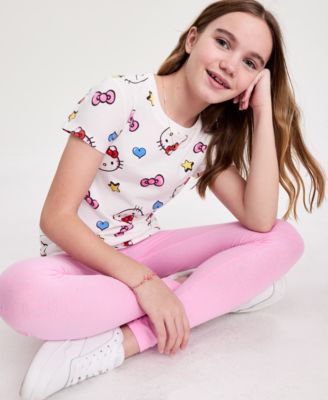 Girls' 5-20 Hello Kitty Printed T-Shirt