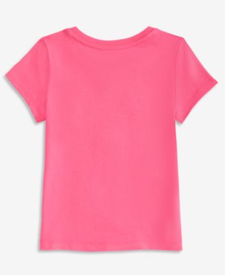 Girls' 12M-5T Crochet Flower Tee