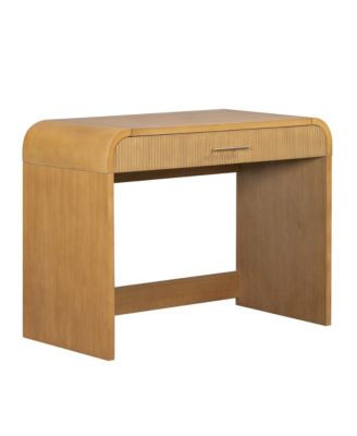 Streamdale 39" Lighted Mirror Vanity Table - Natural