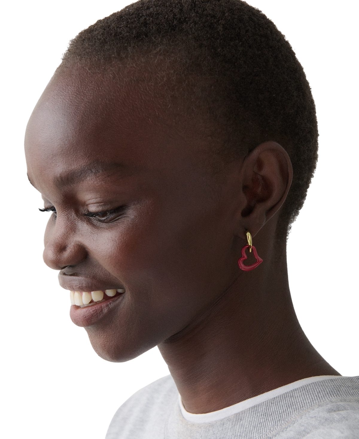 kate spade new york Cubic Zirconia Amour Enamel Drop Earrings