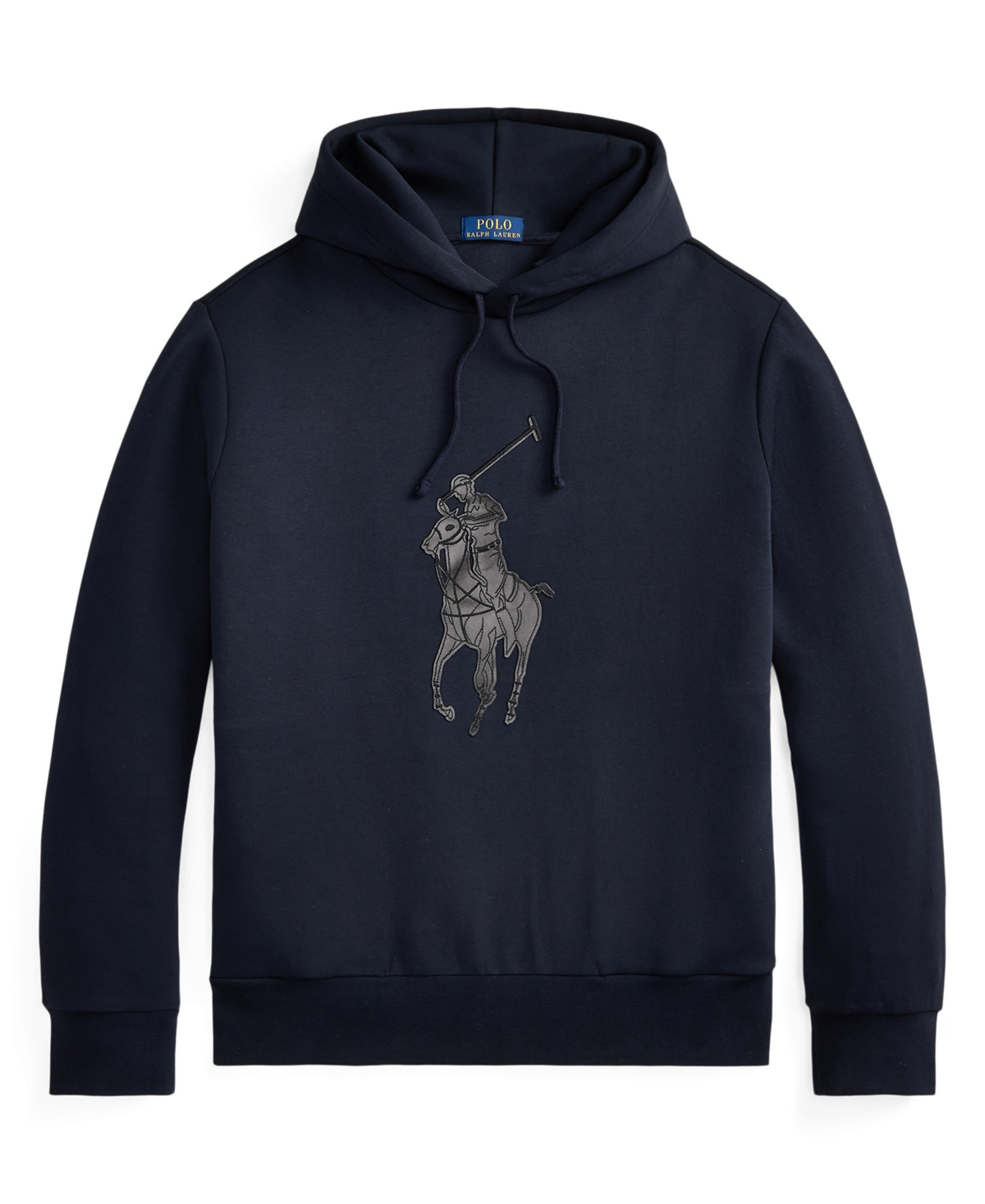 Polo Ralph Lauren Men's Leather-Pony Double-Knit Hoodie