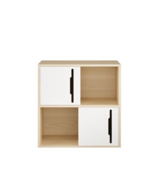 Modern Wood Storage Cabinet Sliding Doors
