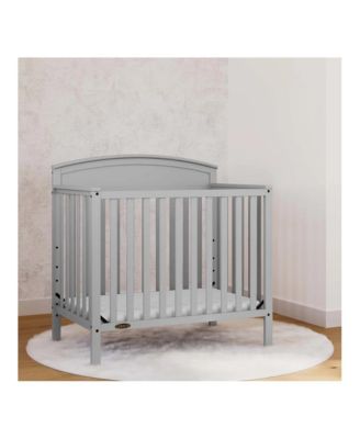 Benton 4-In-1 Convertible Mini Crib - Pebble