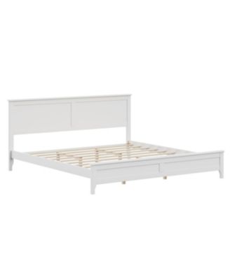 Solid Wood King Platform Bed