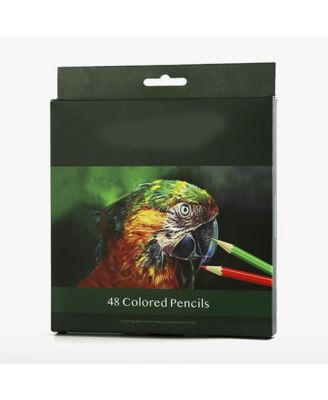 48 Colors Wood Colored Pencils, Sketching Drawing Pencils Set, 0.3mm Soft Core for Adult Coloring Artists Professionals and Colorists