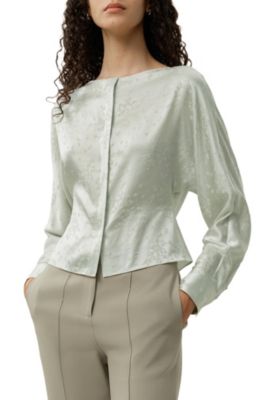 Women's Ying Jacquard Silk Blouse