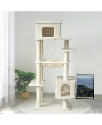 64" Cat Tree - Multi-Level + Hammock