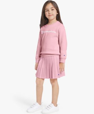 Girls' 4T-6X T-Shirt, Sweatshirt and Skort, 3-Piece Set